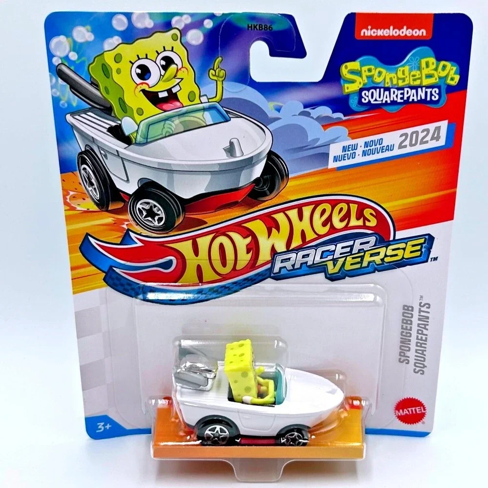 SpongeBob Squarepants 2024 Mattel Hot Wheels Racer Verse Unopened‎ Near Mint